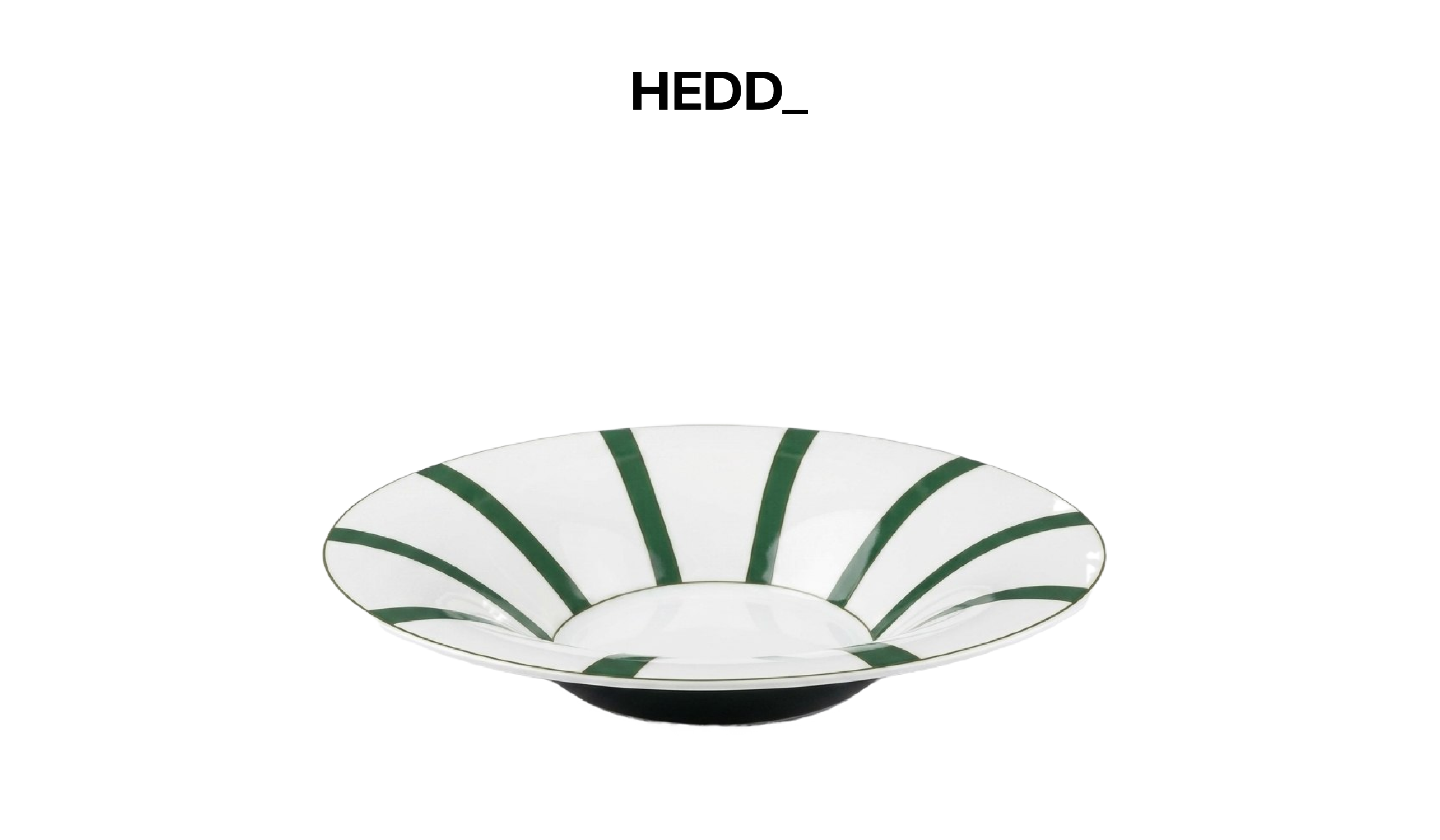 Тарелка Striche Verdi e Oro 